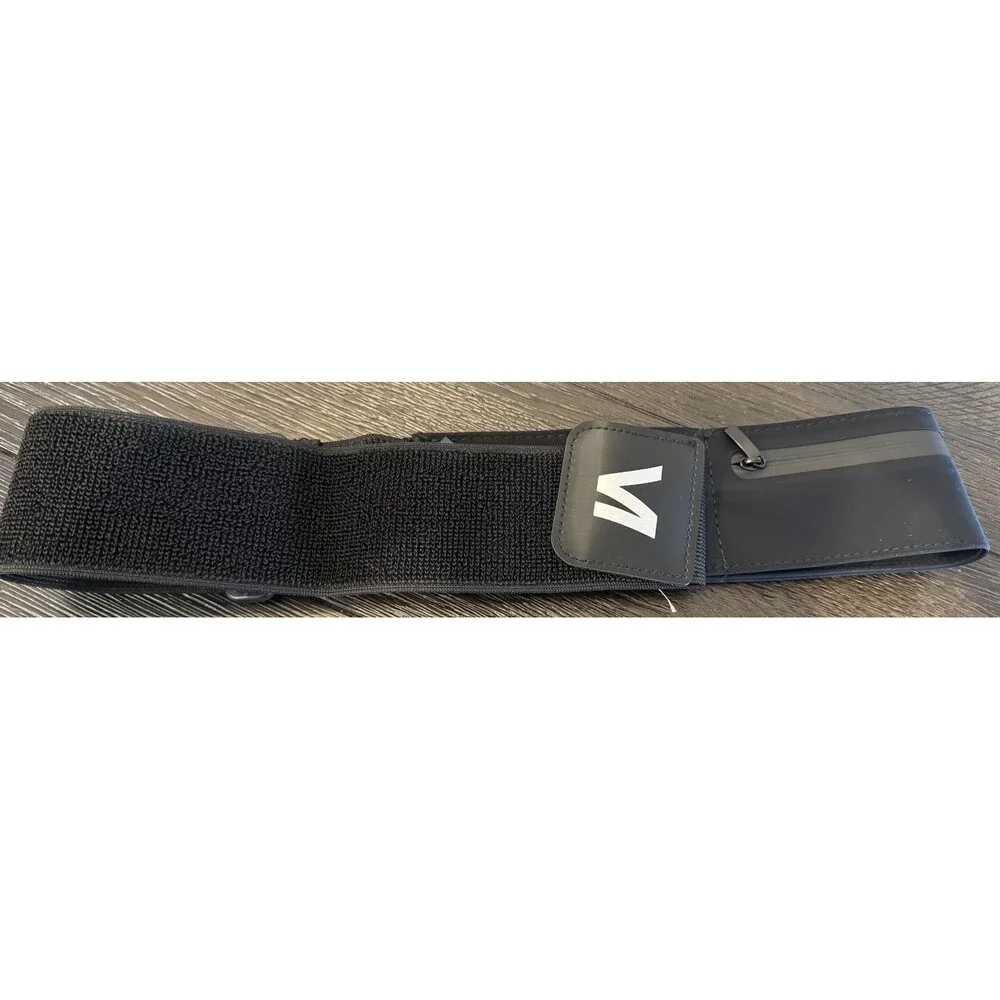New RNX Black Adjustable Waist Running Belt Waist Pack